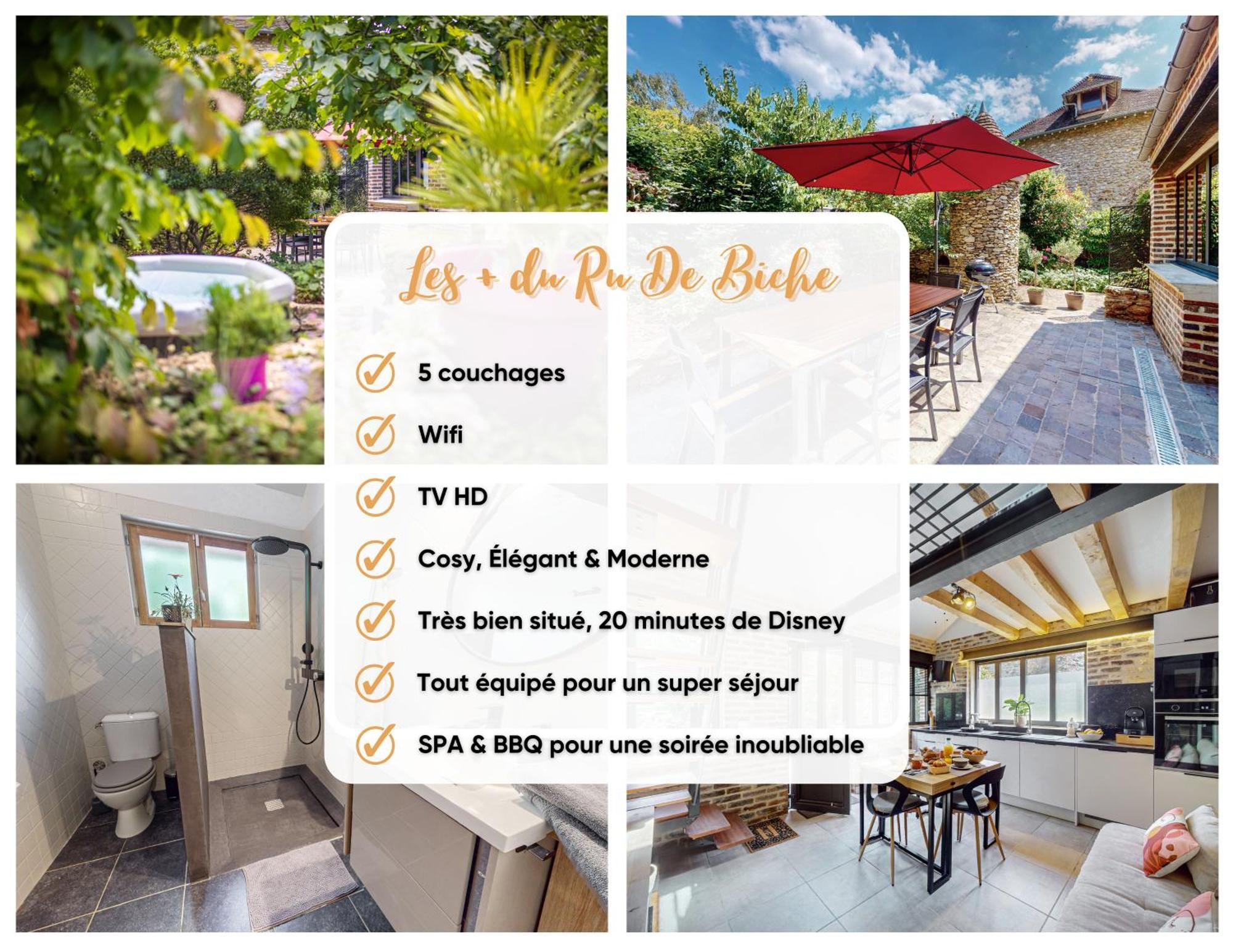 Le Ru De Biche - 20min - Du 01 05 Au 01 11 - Paisible Ferienhaus